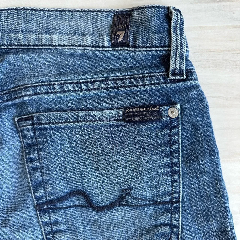 7 For All Man Kind Straight Leg Jeans - Picture 6 of 8